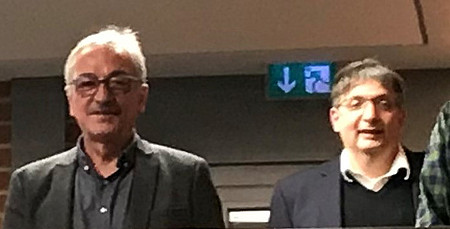 Geschäftsführer Bernd Wolf und Vizepräsident Harm Adams (beide EUD)